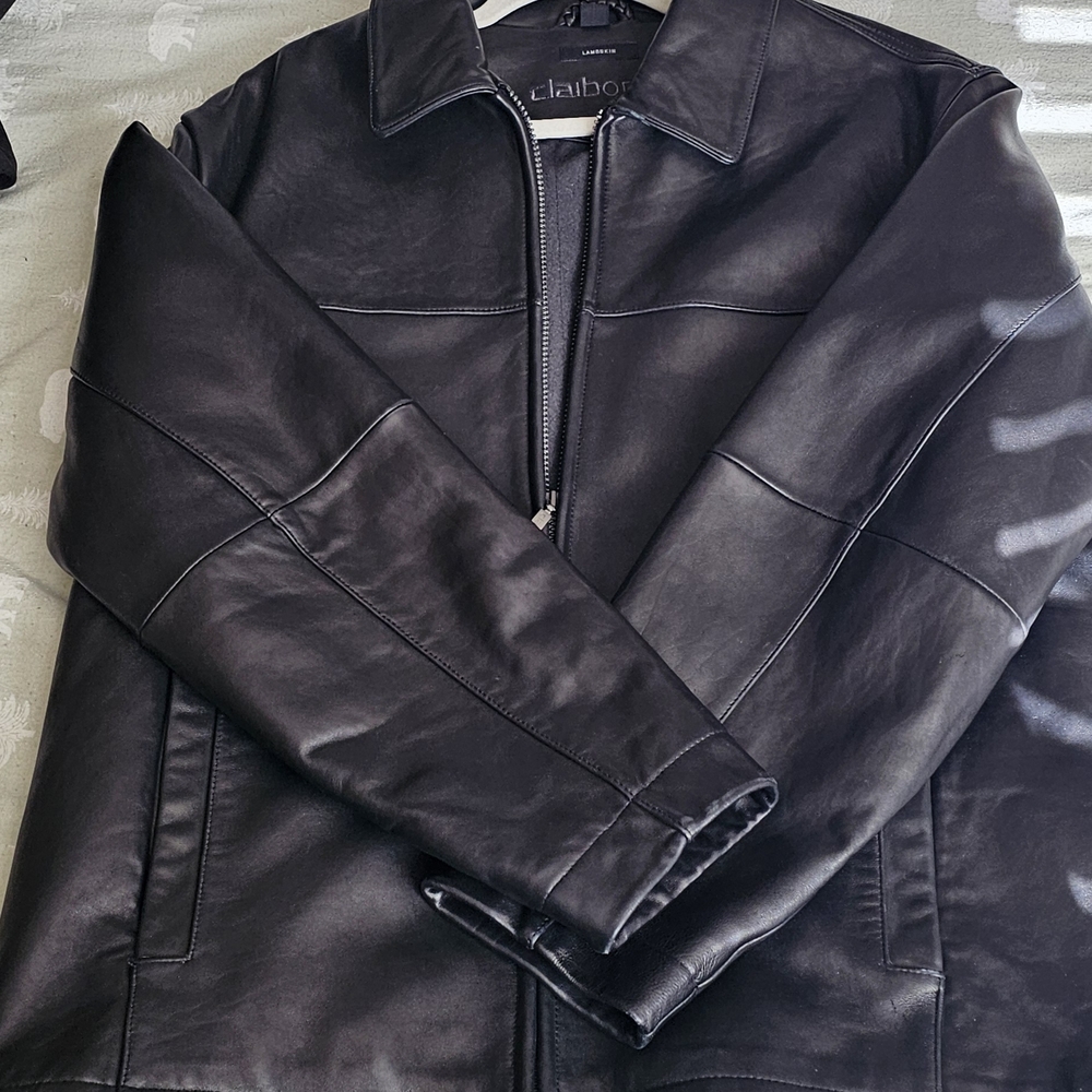 Vintage Claiborne Lambskin Leather Jacket